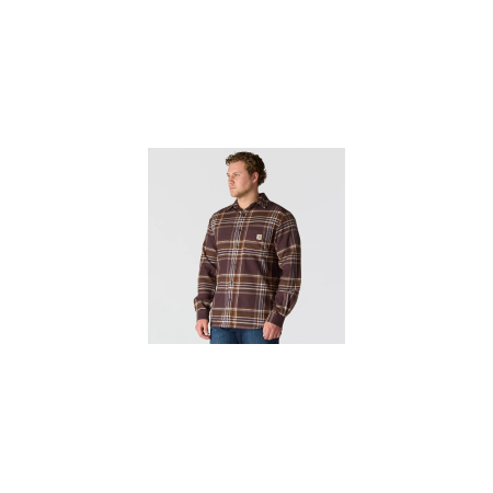 Koszula Flanelowa Carhartt Midweight Plaid - Dark Sepia